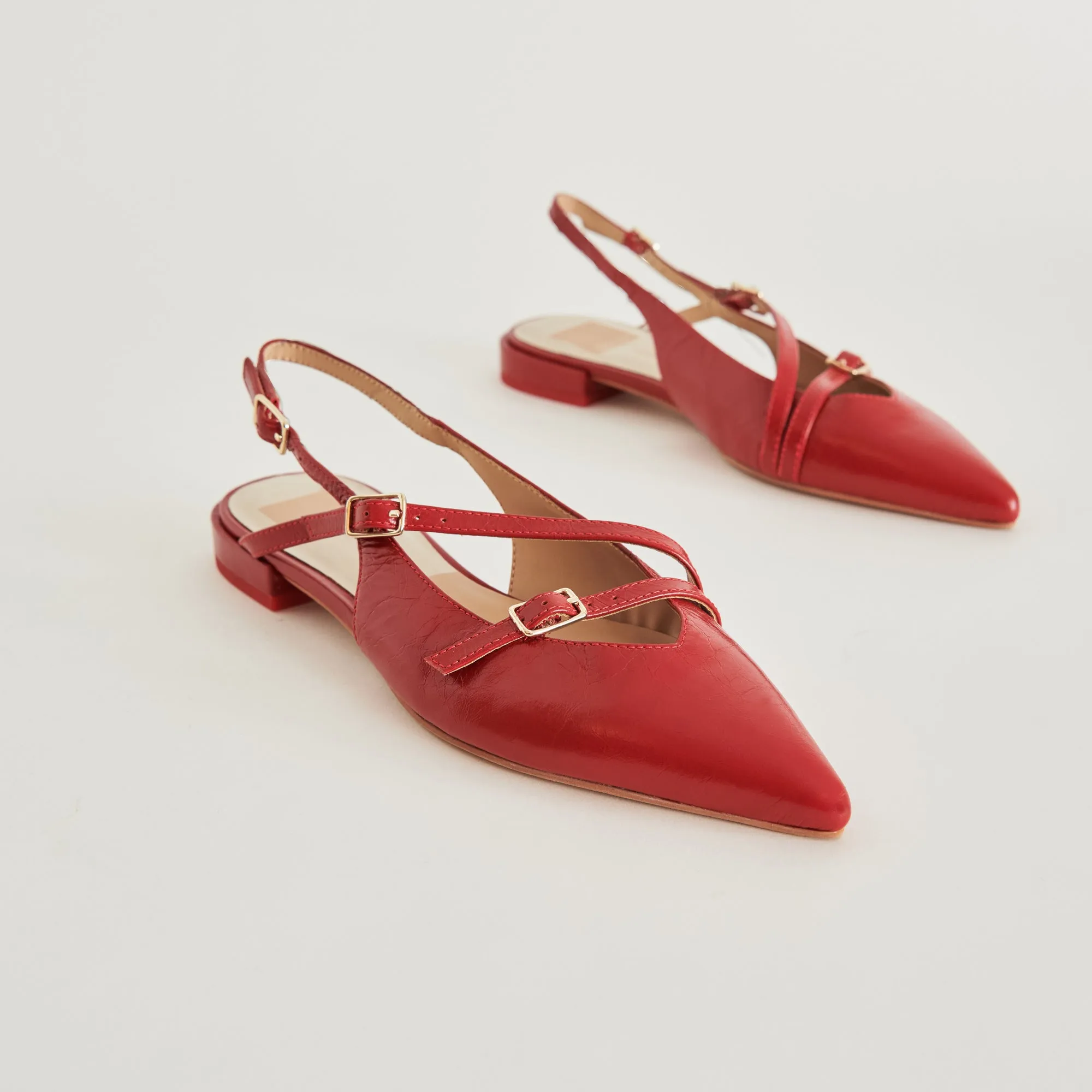 PAMLA FLATS RED CRINKLE PATENT sold by Dolce Vita product image thumbnail 4