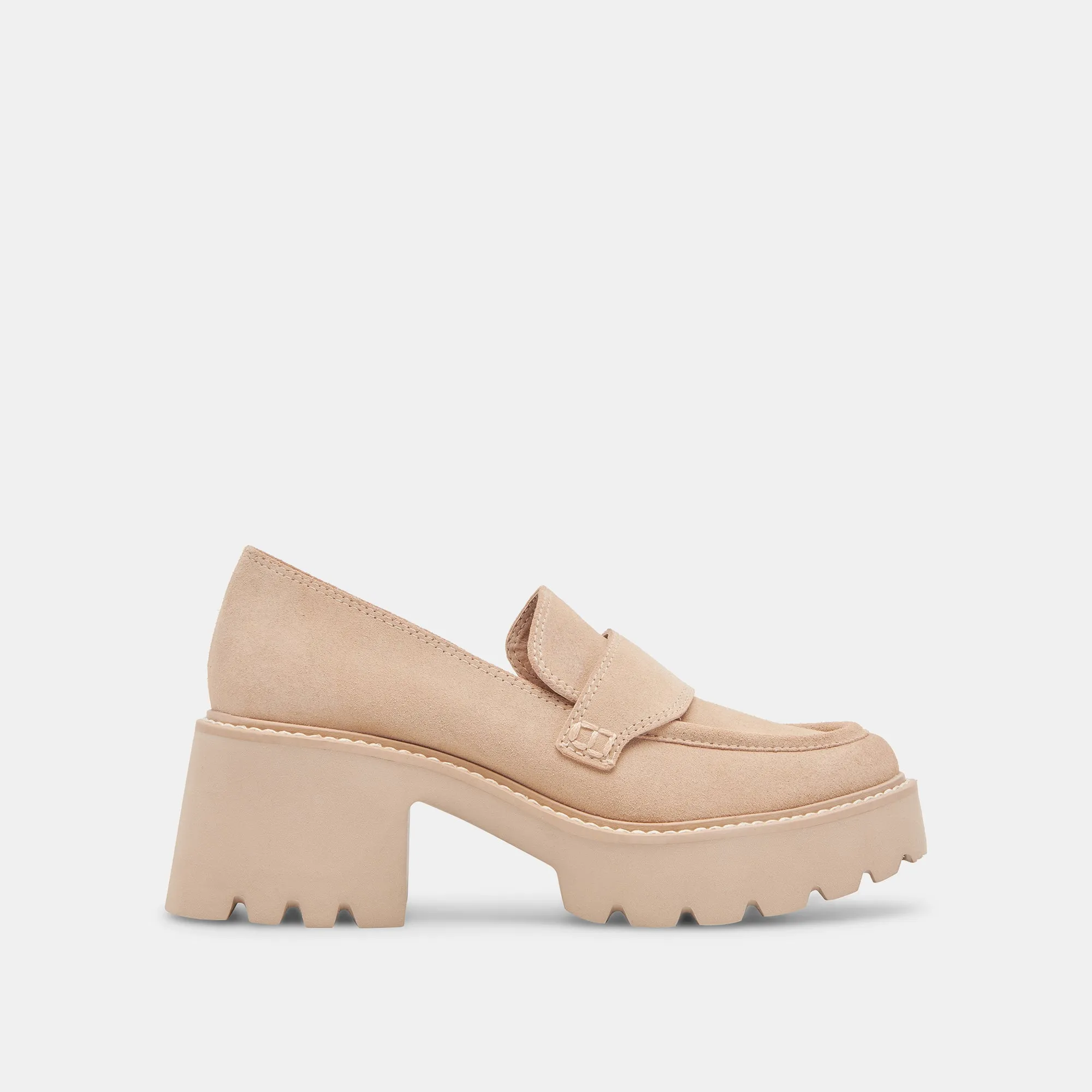 HALONA LOAFERS DUNE SUEDE sold by Dolce Vita