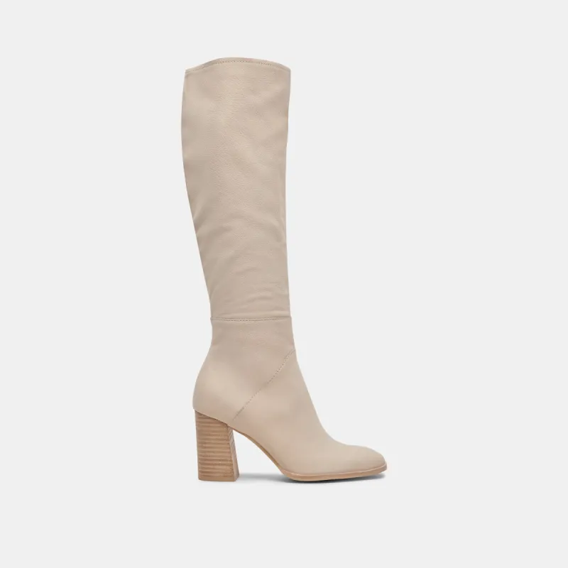 FYNN WIDE CALF BOOTS SAND NUBUCK sold by Dolce Vita