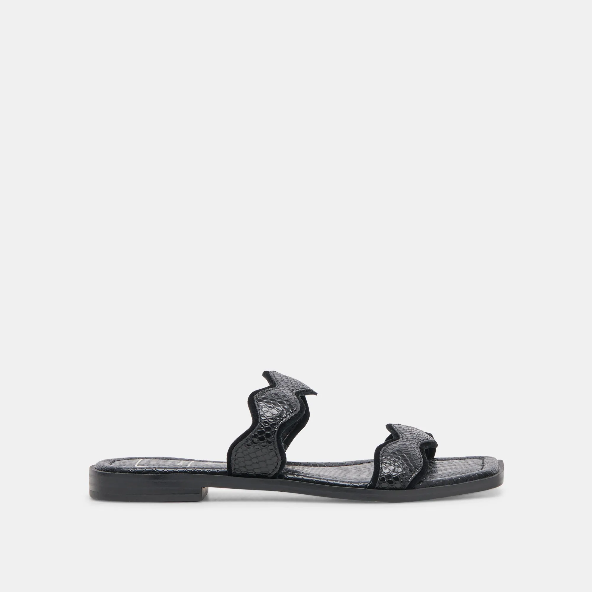 ILVA SANDALS ONYX EMBOSSED LEATHER sold by Dolce Vita