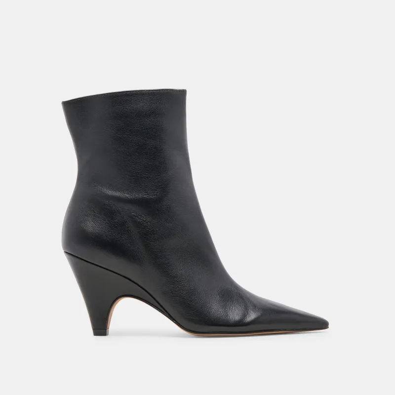 CALICO BOOTIES BLACK LEATHER sold by Dolce Vita