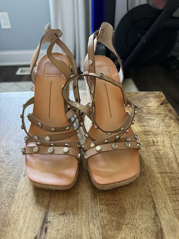 STUDED WEDGE TAN - re:vita sold by Dolce Vita product image thumbnail 2