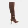 KINZY BOOTS DK BROWN SUEDE sold by Dolce Vita
