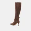 KINZY BOOTS DK BROWN SUEDE sold by Dolce Vita