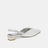 BYANCA FLATS SILVER DISTRESSED LEATHER sold by Dolce Vita