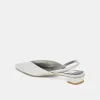 BYANCA FLATS SILVER DISTRESSED LEATHER sold by Dolce Vita