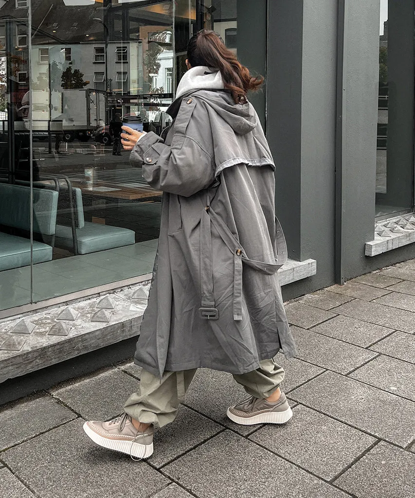 DOLEN NYLON SNEAKERS DK TAUPE NYLON - re:vita sold by Dolce Vita product image thumbnail 2