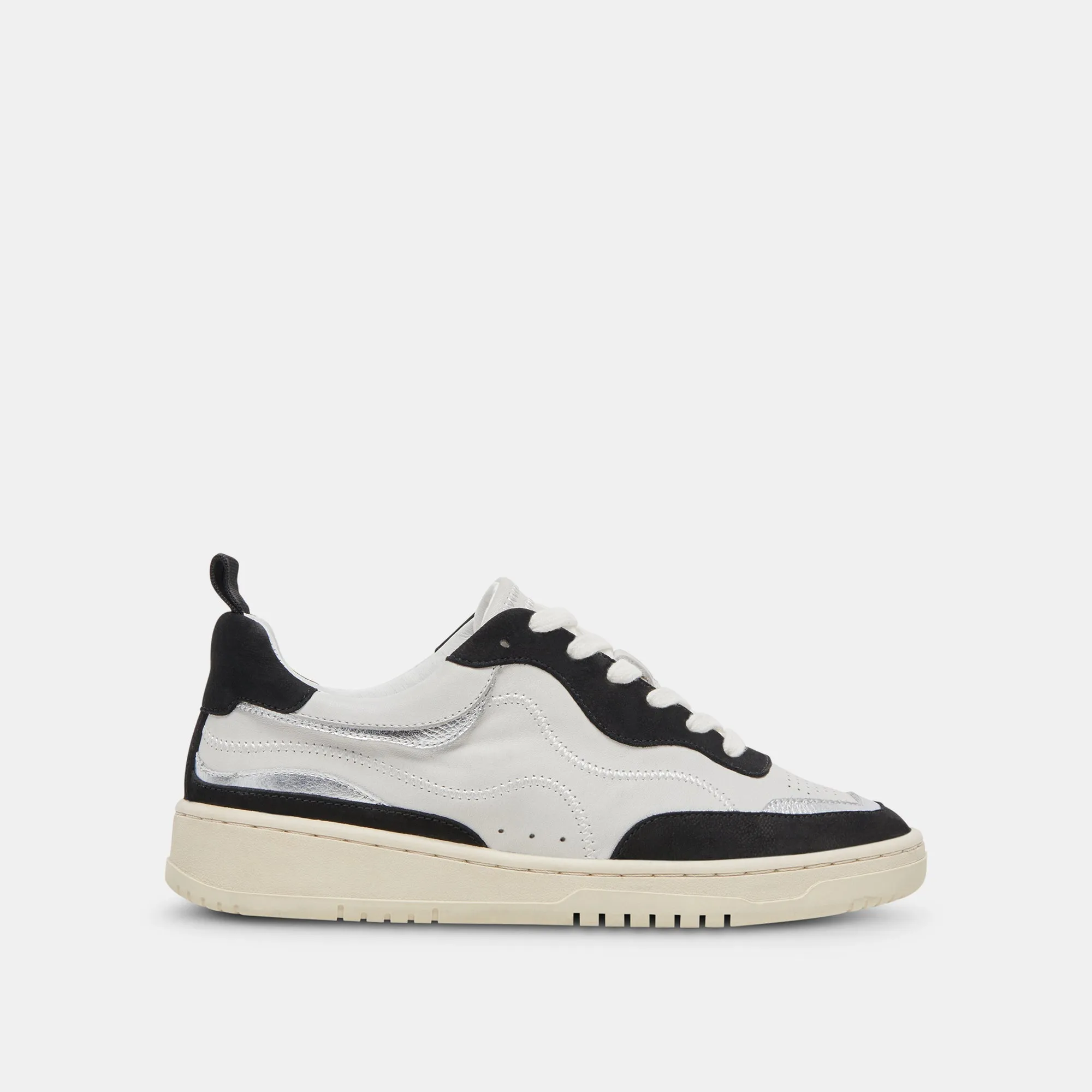 ADELLA SNEAKERS WHITE BLACK LEATHER - re:vita sold by Dolce Vita product image thumbnail 5