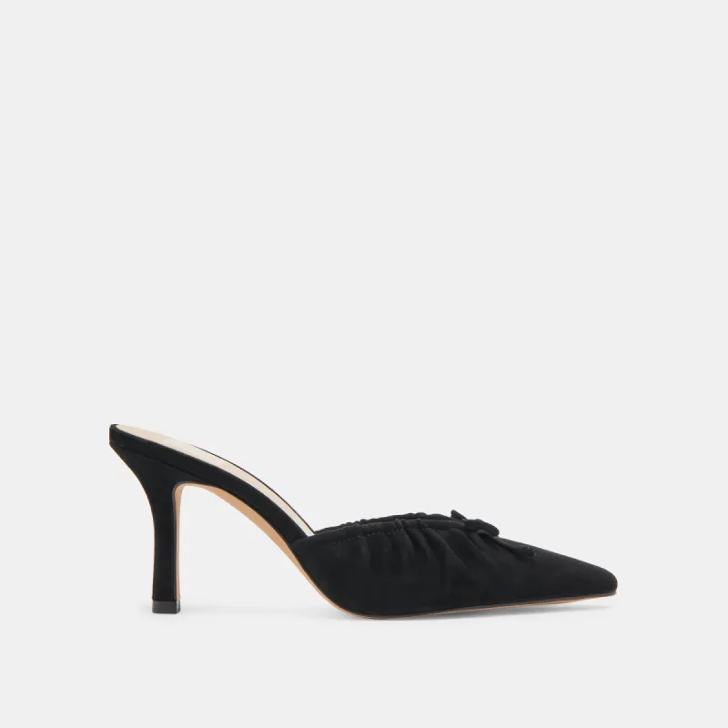 KAIRI HEELS ONYX SUEDE sold by Dolce Vita