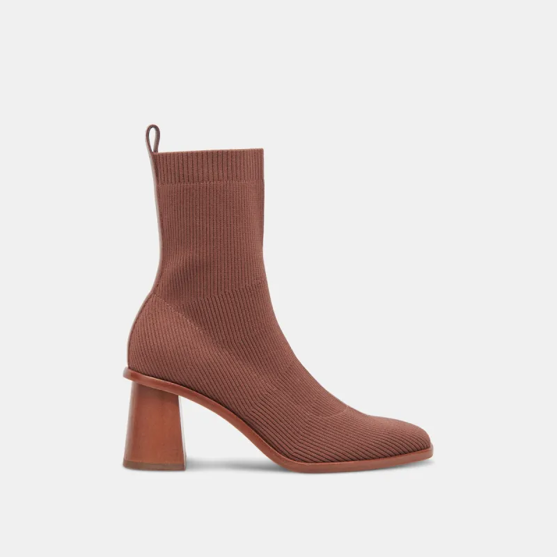 ALAYA BOOTIES BROWN KNIT sold by Dolce Vita