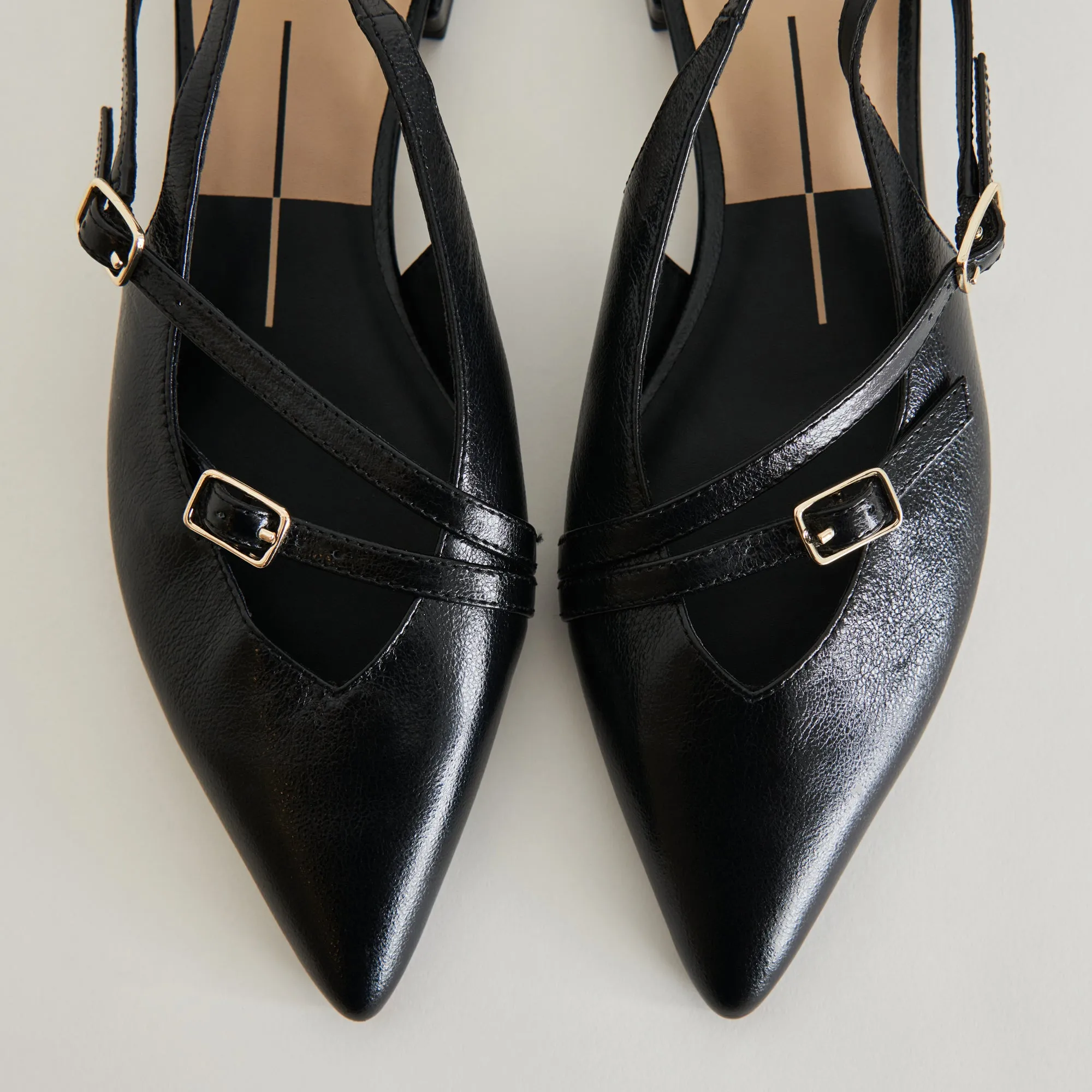 PAMLA FLATS BLACK CRINKLE PATENT sold by Dolce Vita product image thumbnail 2