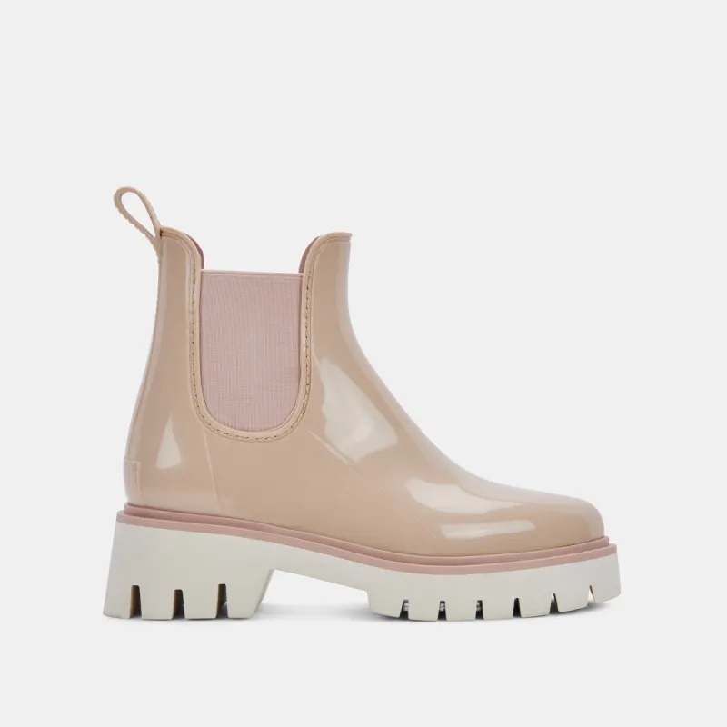 THUNDR H2O BOOTS BEIGE PATENT STELLA sold by Dolce Vita