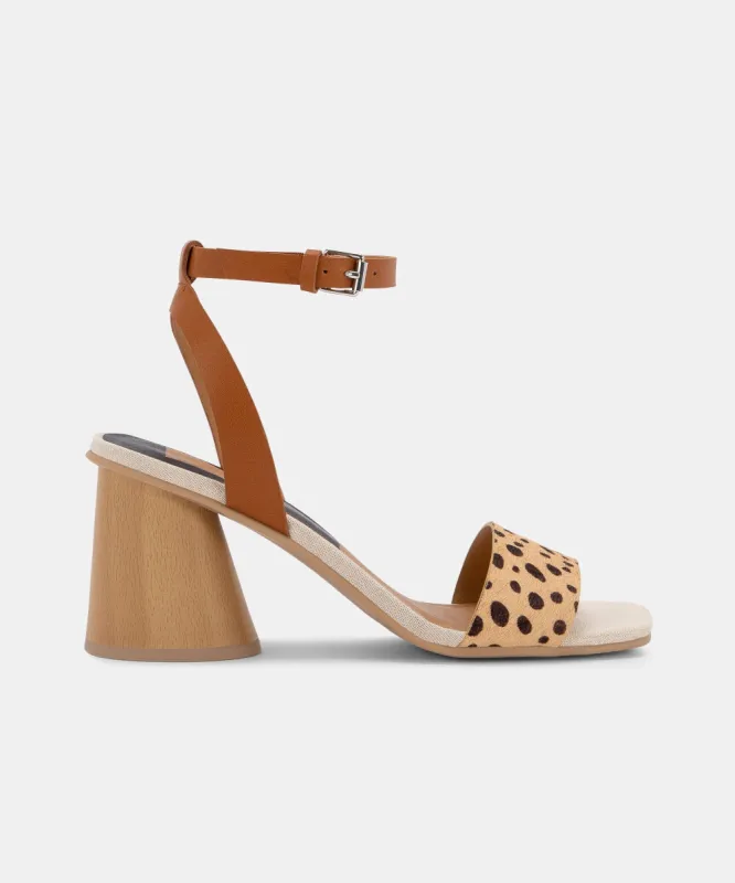 HAZEL HEELS LEOPARD MULTI sold by Dolce Vita