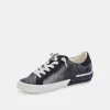 ZINA SNEAKERS GUNMETAL LEATHER sold by Dolce Vita