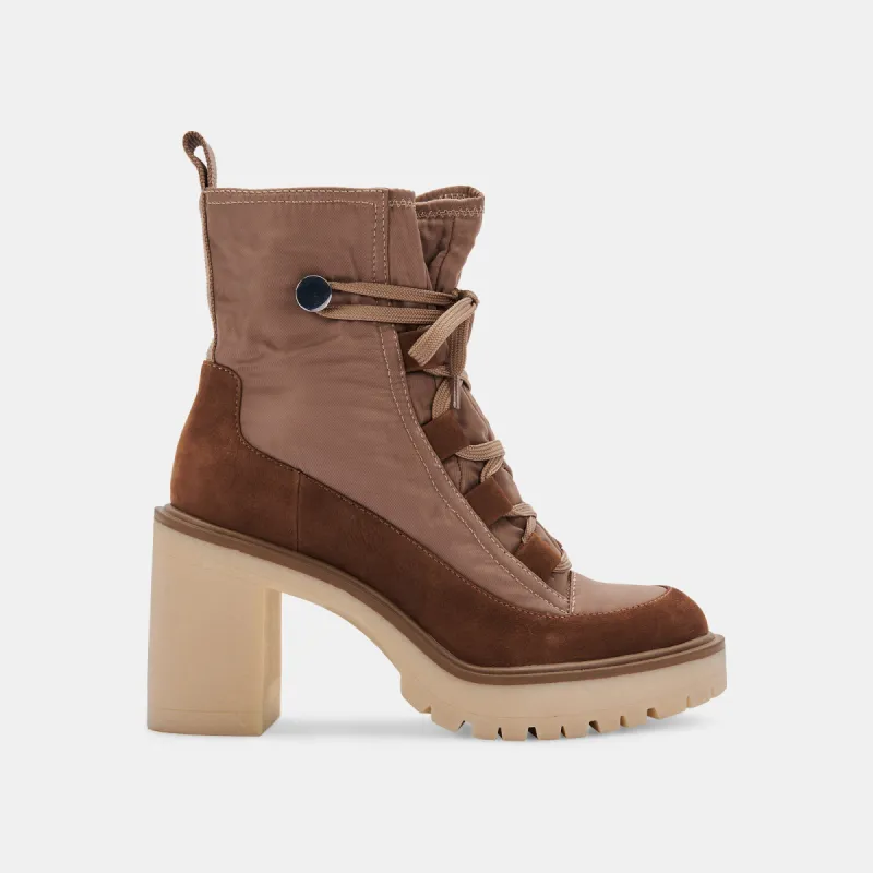 CELIDA BOOTS TAN MULTI NYLON sold by Dolce Vita