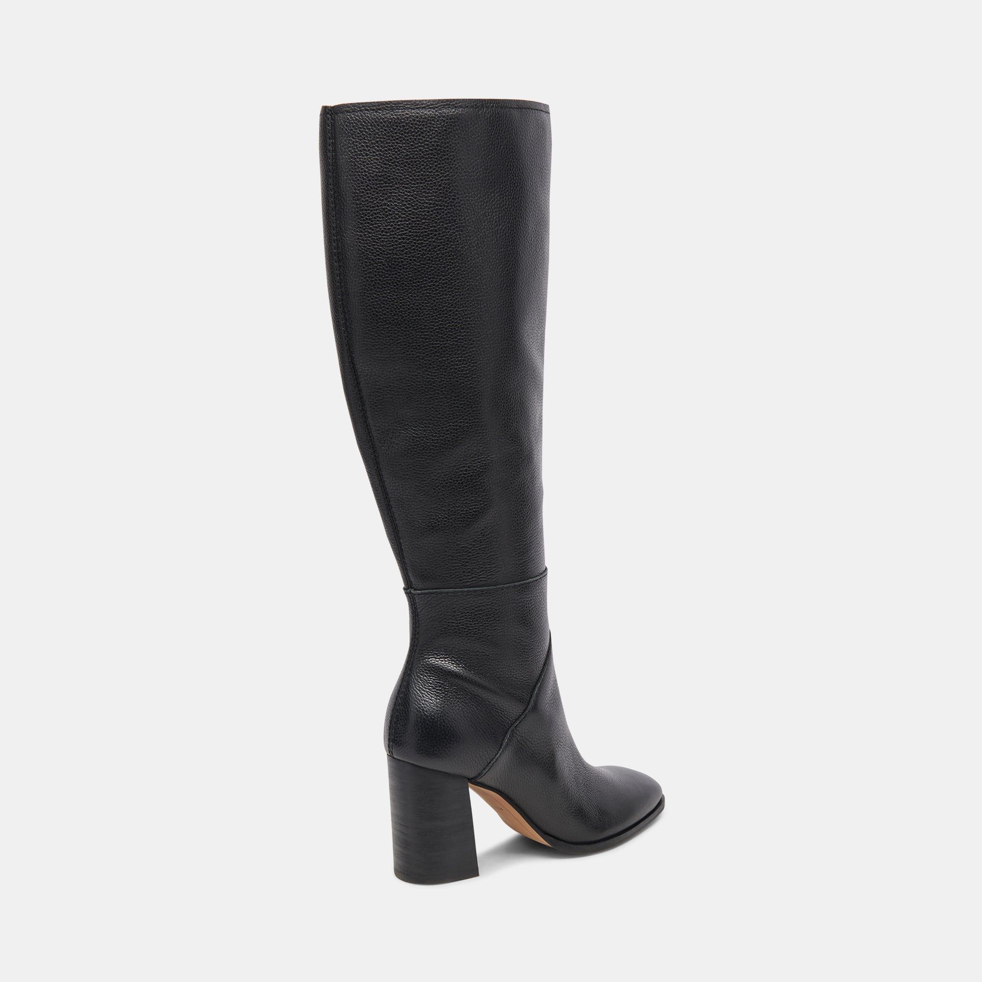 FYNN EXTENDED CALF BOOTS ONYX LEATHER sold by Dolce Vita product image thumbnail 3