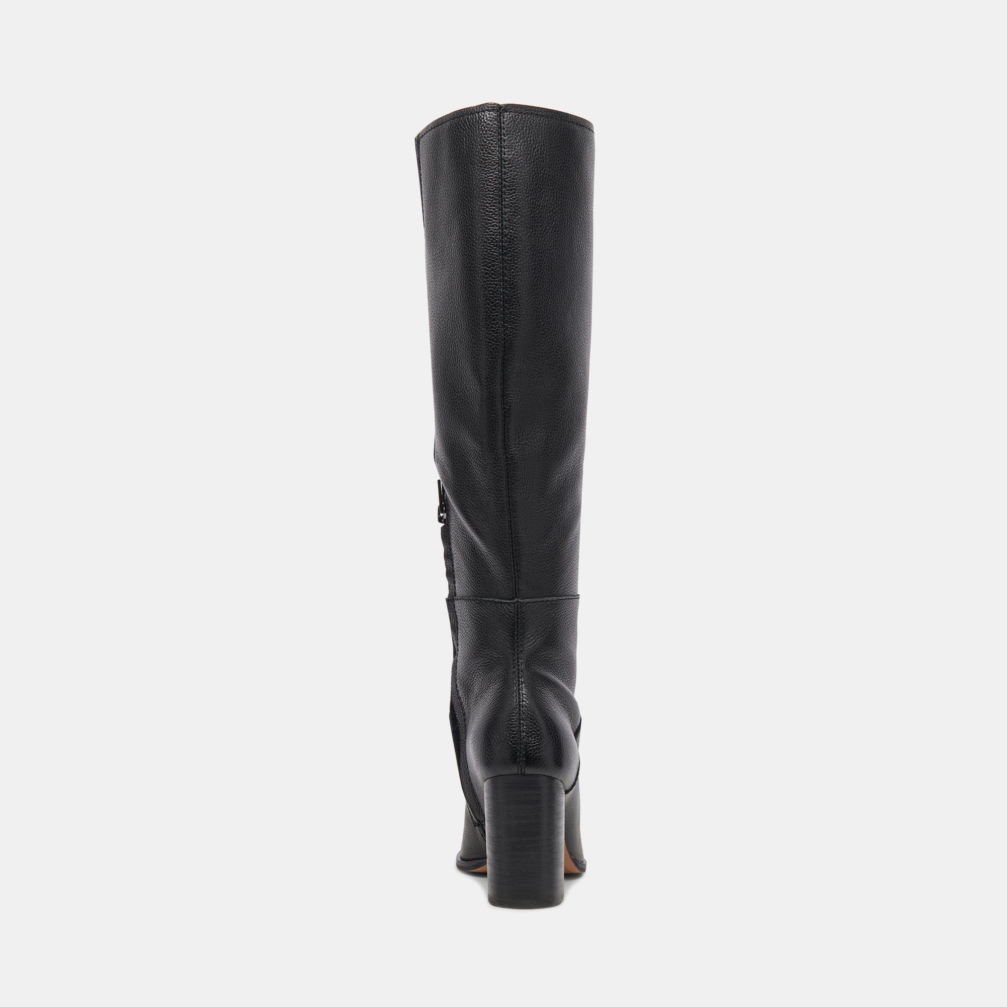 FYNN EXTENDED CALF BOOTS ONYX LEATHER sold by Dolce Vita product image thumbnail 7
