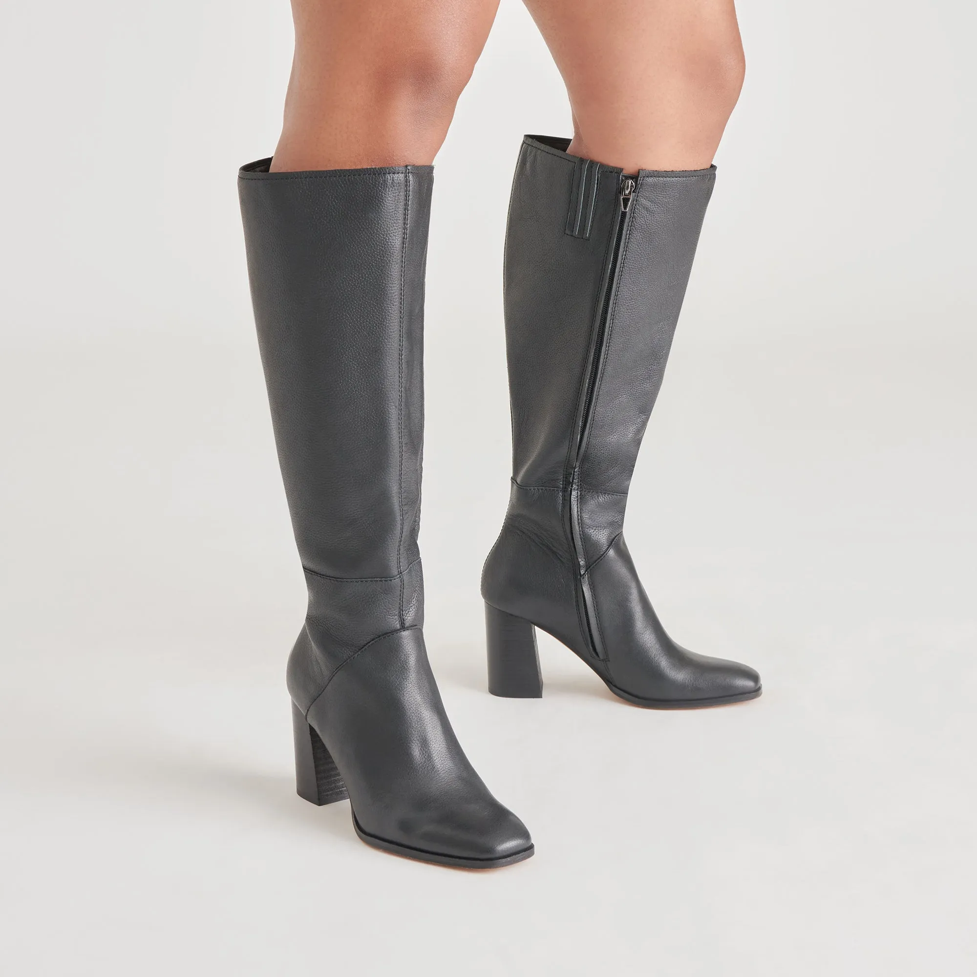 FYNN WIDE CALF BOOTS ONYX LEATHER sold by Dolce Vita product image thumbnail 2