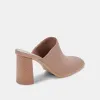 PAREZ MULES CAFE LEATHER sold by Dolce Vita