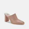 PAREZ MULES CAFE LEATHER sold by Dolce Vita