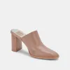 PAREZ MULES CAFE LEATHER sold by Dolce Vita