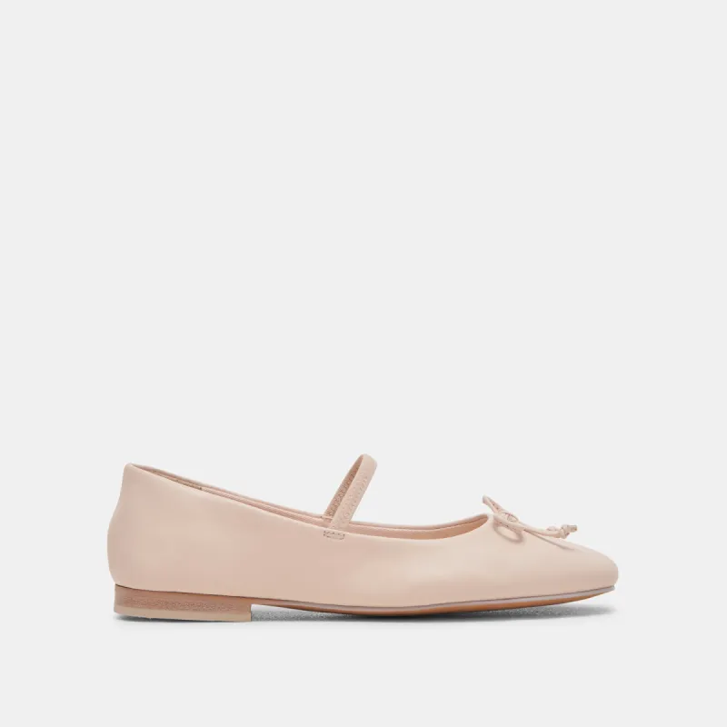 CARIN BALLET FLATS LIGHT PINK LEATHER sold by Dolce Vita