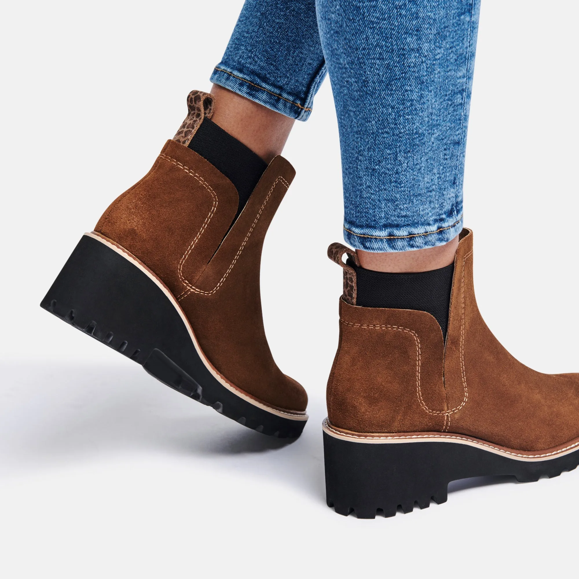 HUEY H2O BOOTS IN DK BROWN SUEDE - re:vita sold by Dolce Vita product image thumbnail 5