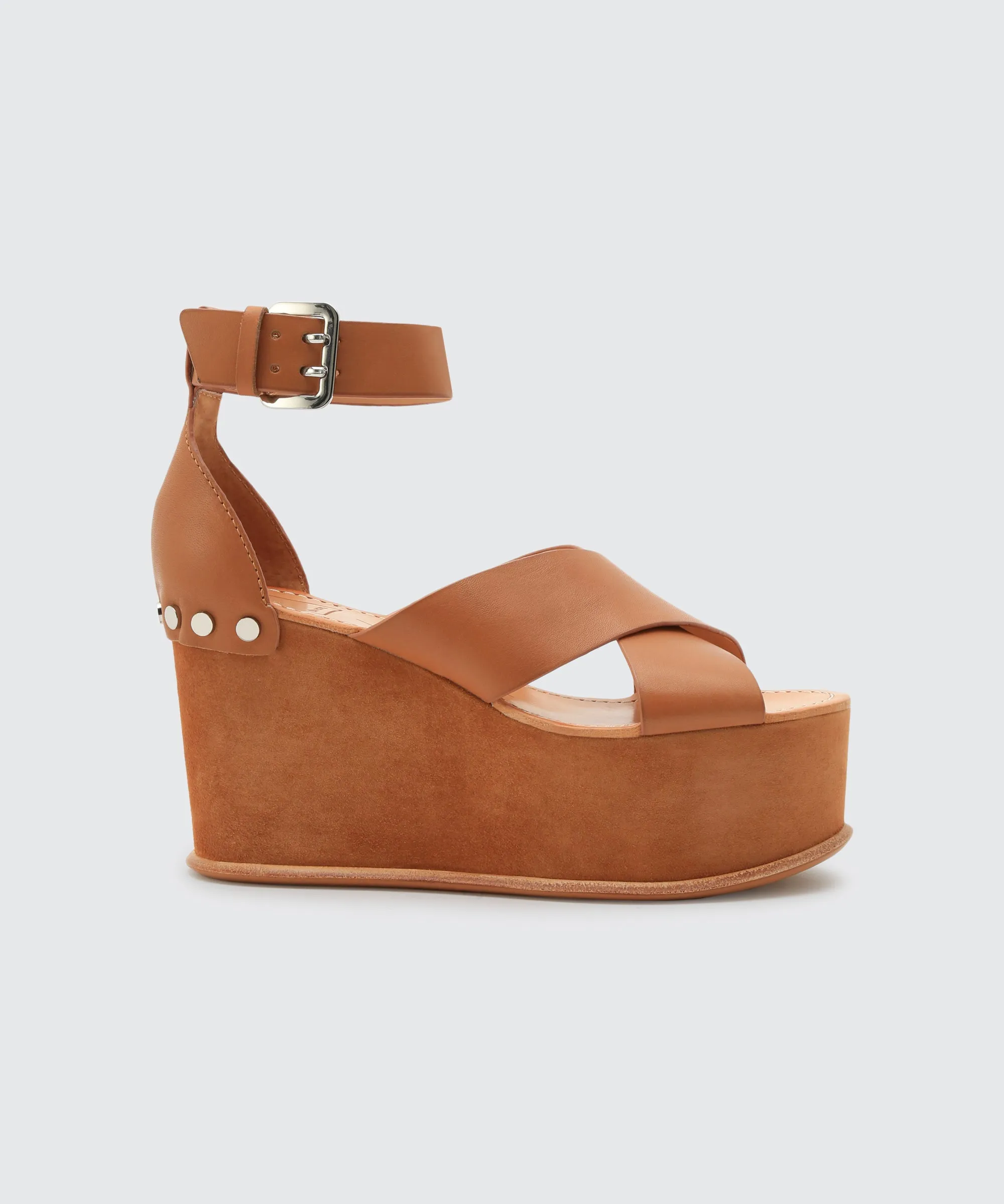 DALRAE WEDGES CARAMEL - re:vita sold by Dolce Vita