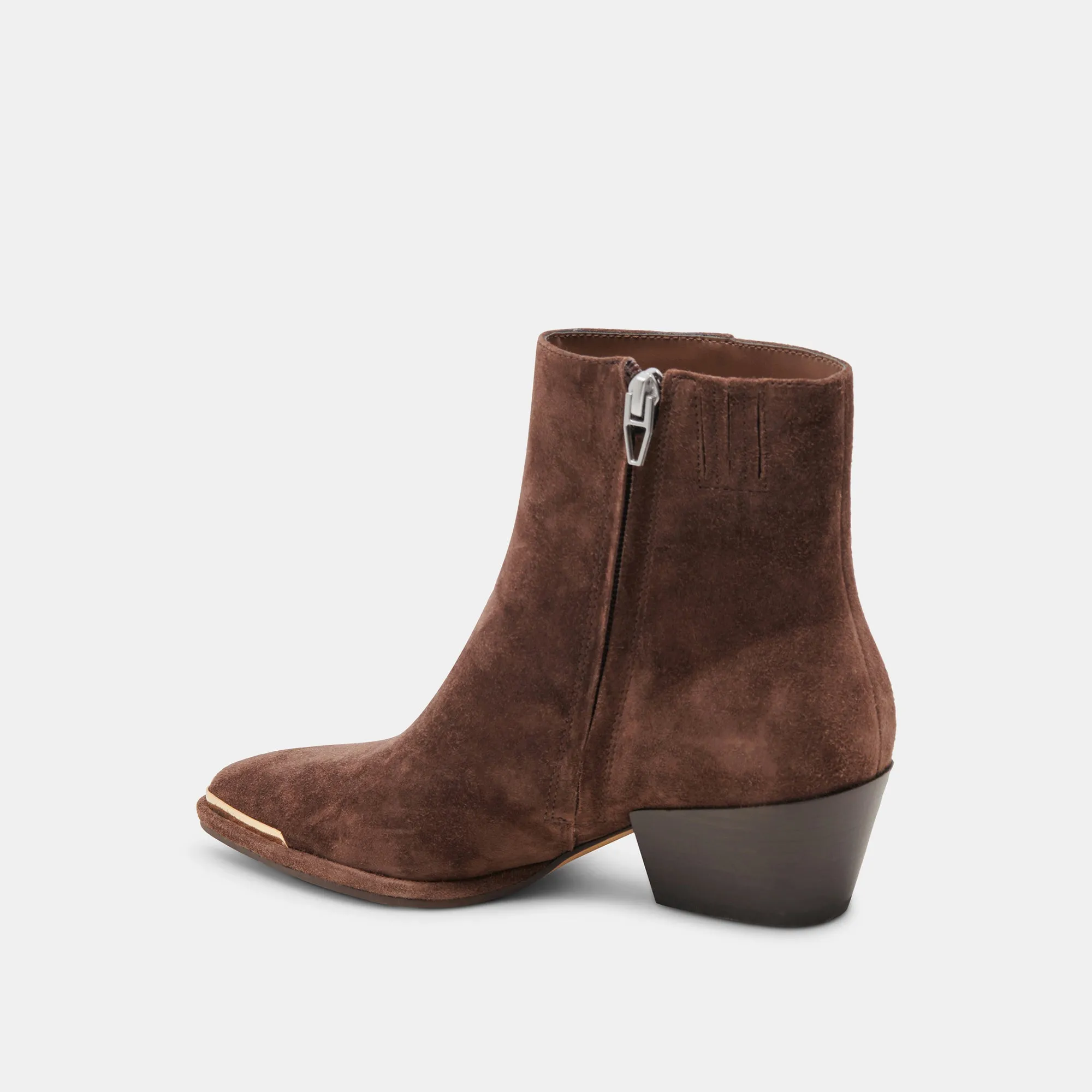 NONAH WIDE BOOTIES DK BROWN SUEDE sold by Dolce Vita product image thumbnail 5