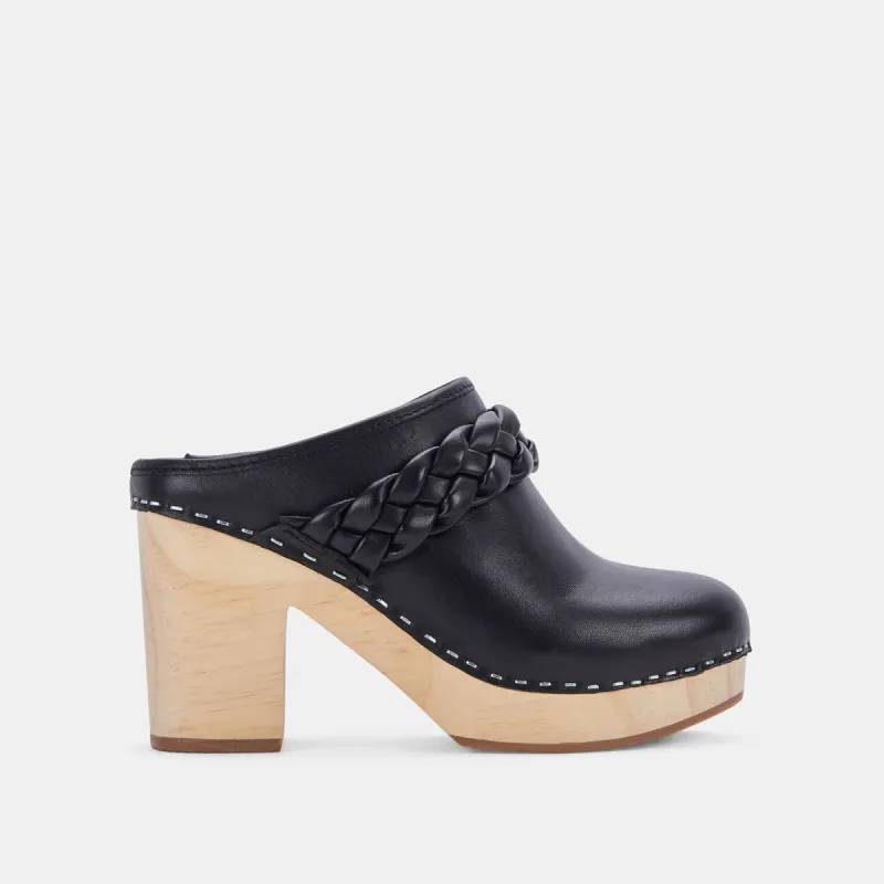 HILA HEELS BLACK LEATHER sold by Dolce Vita
