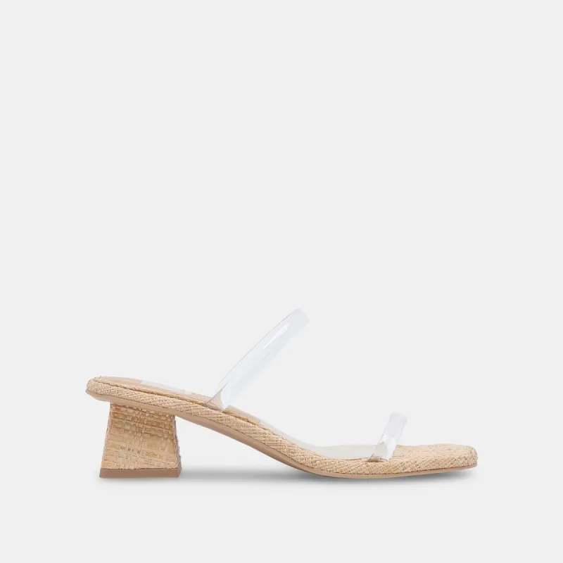 RAMIZE SANDALS CRYSTAL VINYL - re:vita sold by Dolce Vita