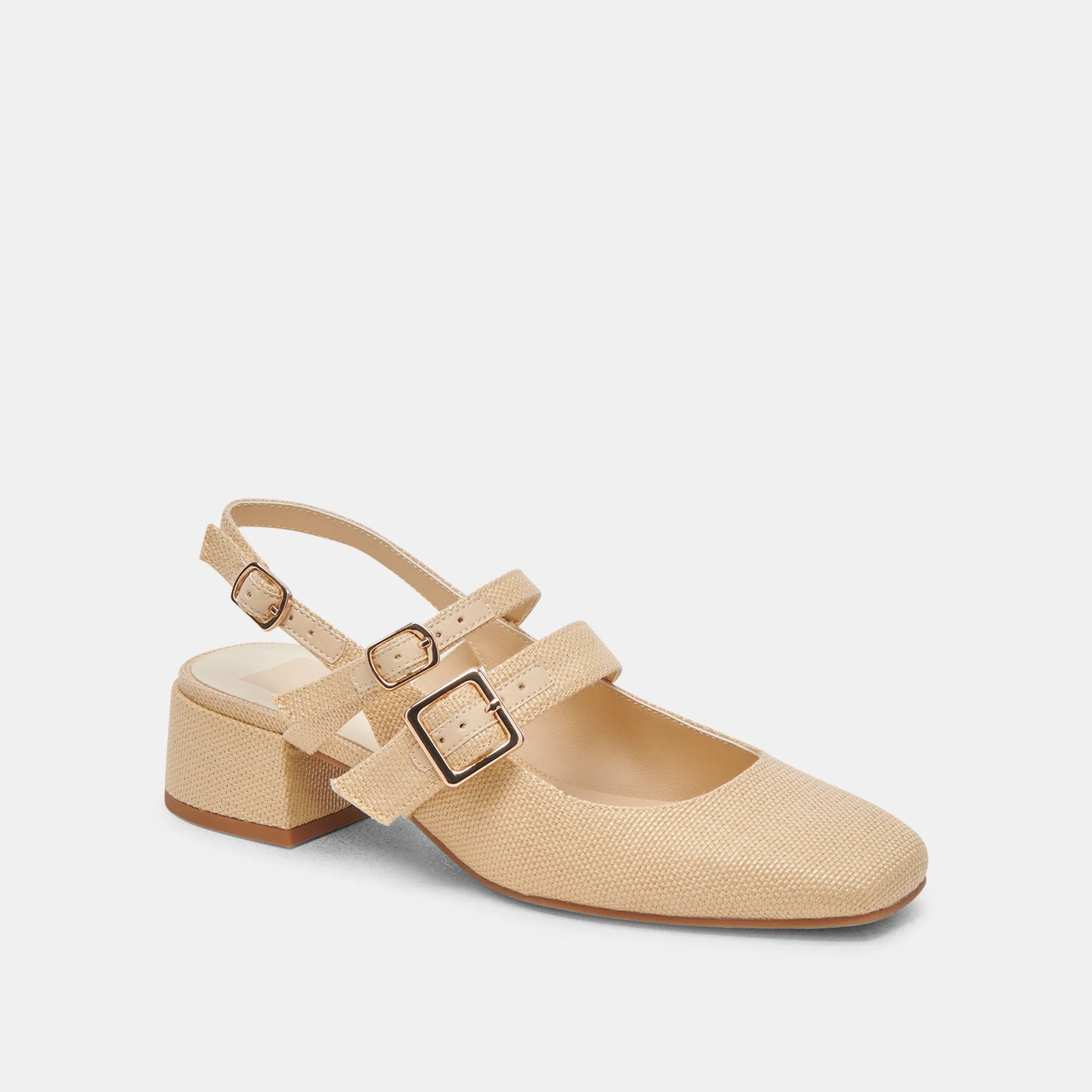 PATZY HEELS NATURAL RAFFIA - re:vita sold by Dolce Vita product image thumbnail 3