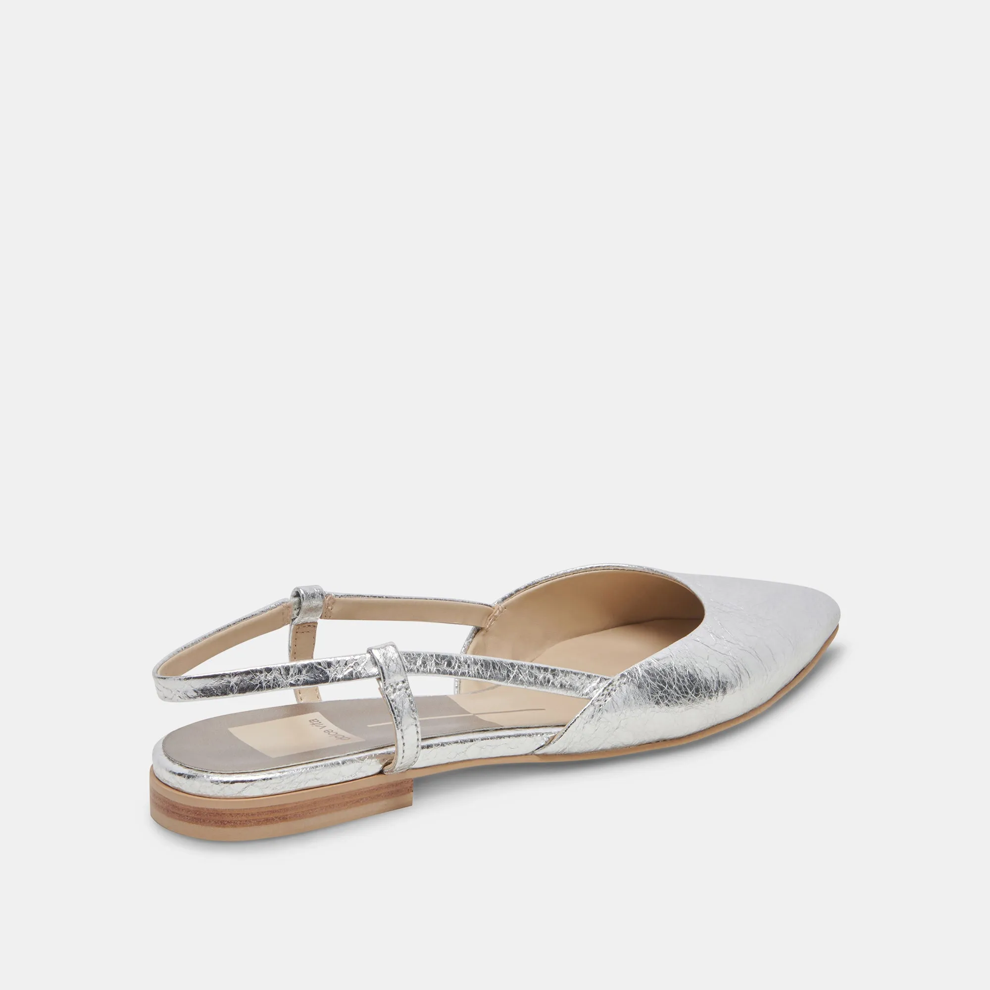 NARAH FLATS SILVER METALLIC LEATHER sold by Dolce Vita product image thumbnail 5