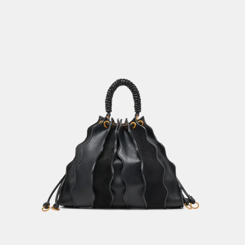 ANTONIA HANDBAG BLACK MULTI LEATHER sold by Dolce Vita