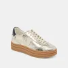 NOTICE X SNEAKERS PLATINUM DISTRESSED LEATHER sold by Dolce Vita