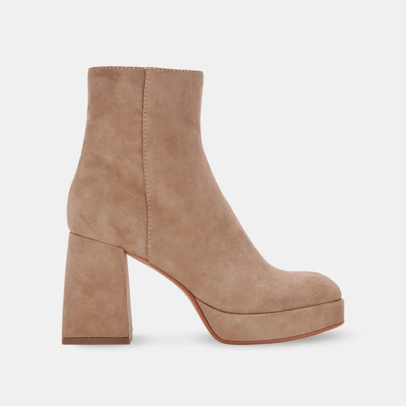 ULYSES BOOTS MUSHROOM SUEDE sold by Dolce Vita