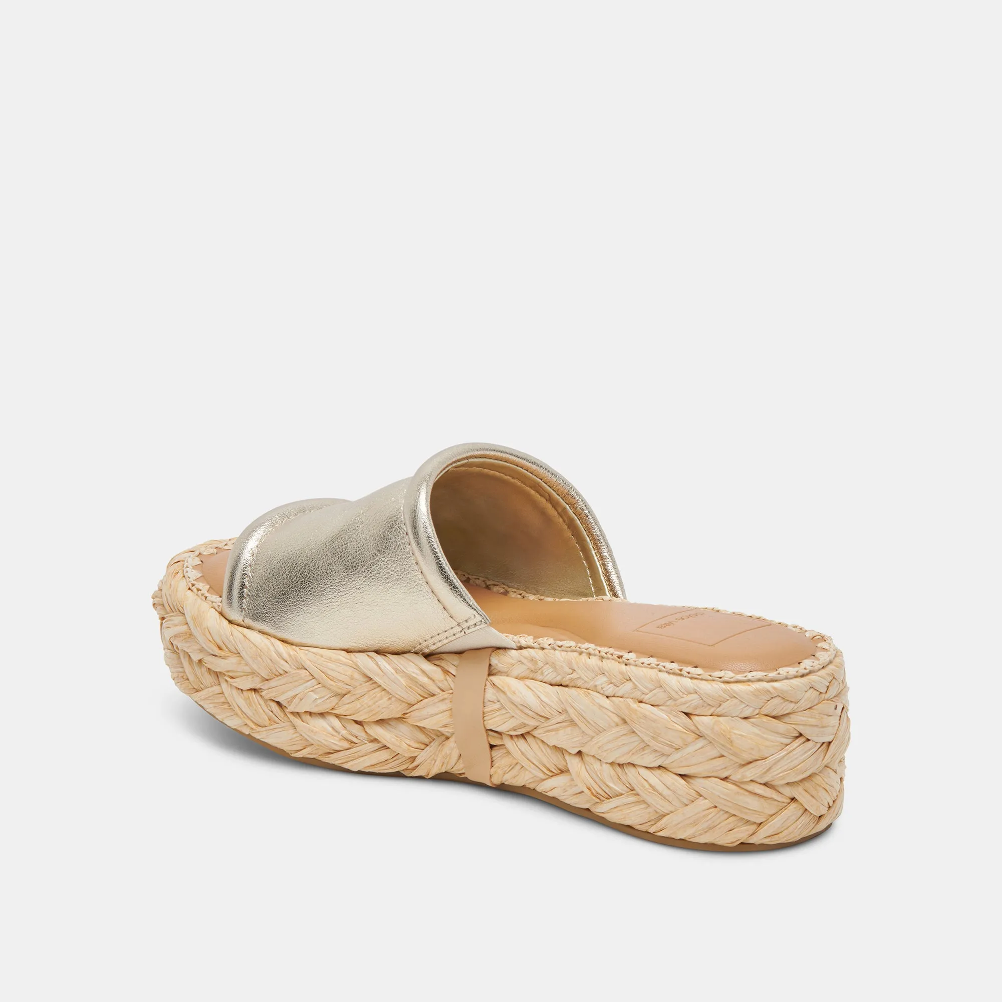 CHAVI WIDE SANDALS LIGHT GOLD METALLIC LEATHER sold by Dolce Vita product image thumbnail 5
