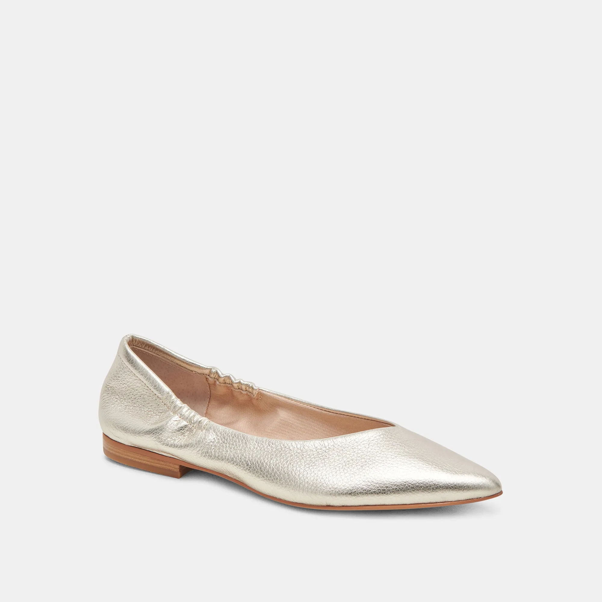 NADAV BALLET FLATS PLATINUM METALLIC LEATHER sold by Dolce Vita product image thumbnail 3