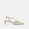 LAVON HEELS IVORY LEATHER sold by Dolce Vita