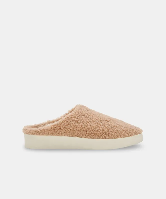 VARIK SLIPPERS SAND PLUSH re:vita sold by Dolce Vita