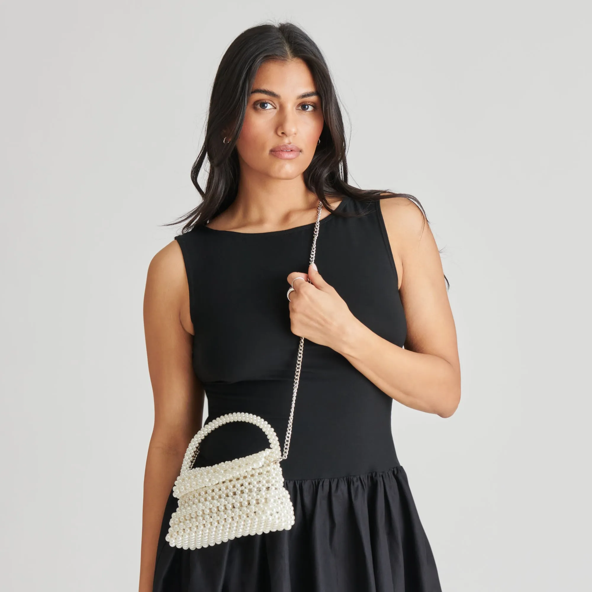 ELLOISE HANDBAG PEARL sold by Dolce Vita product image thumbnail 4