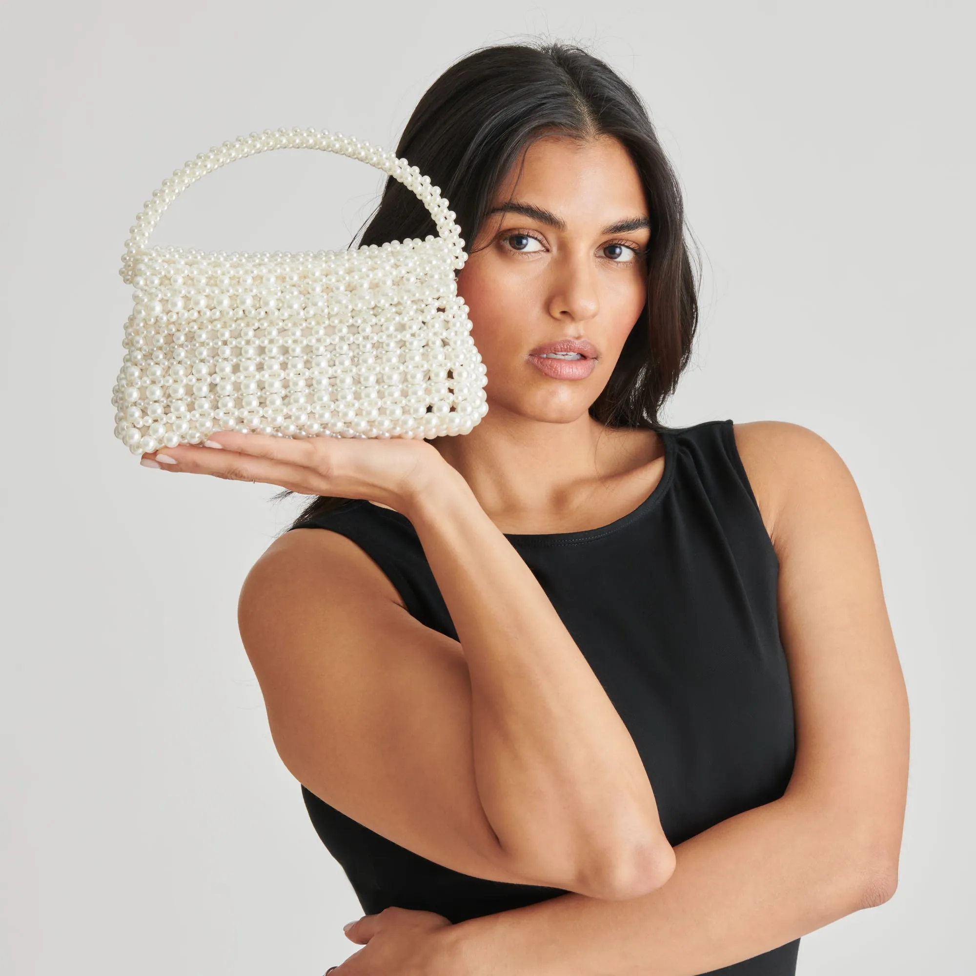 ELLOISE HANDBAG PEARL sold by Dolce Vita product image thumbnail 2