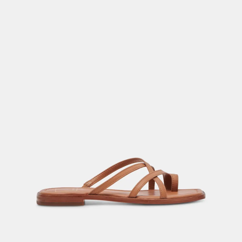 INDIGO SANDALS BROWN LEATHER sold by Dolce Vita
