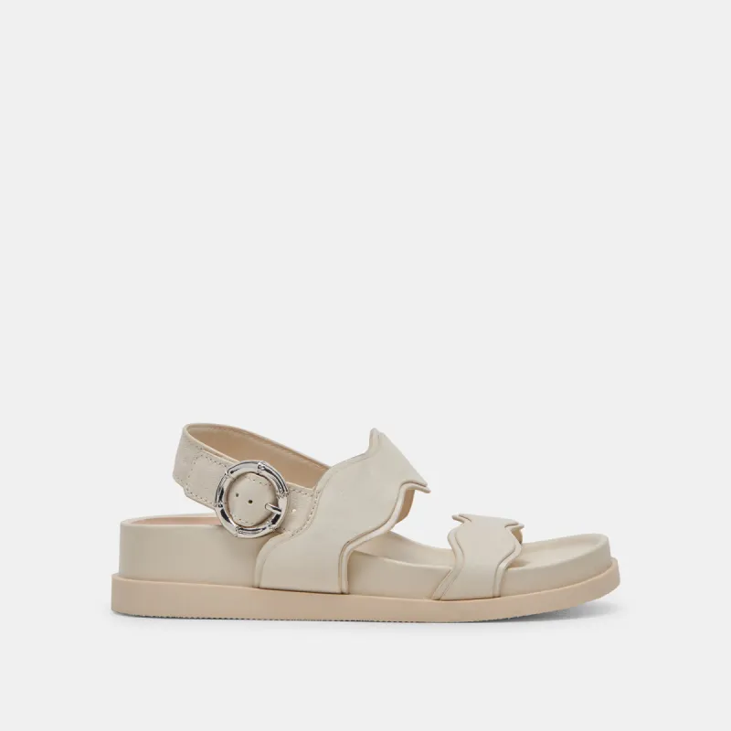 SINDY SANDALS IVORY NUBUCK sold by Dolce Vita