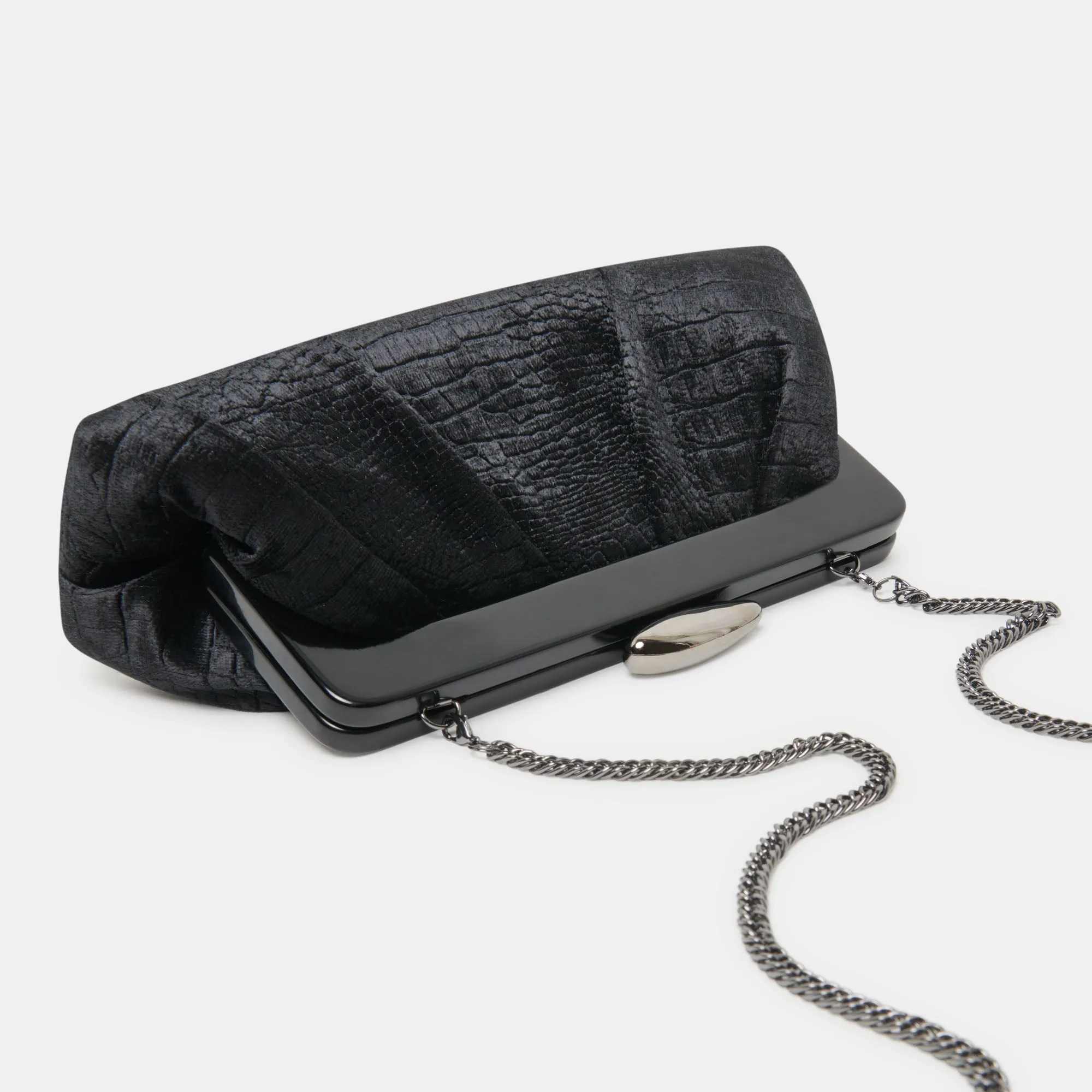 DANNY CLUTCH BLACK VELVET sold by Dolce Vita product image thumbnail 4