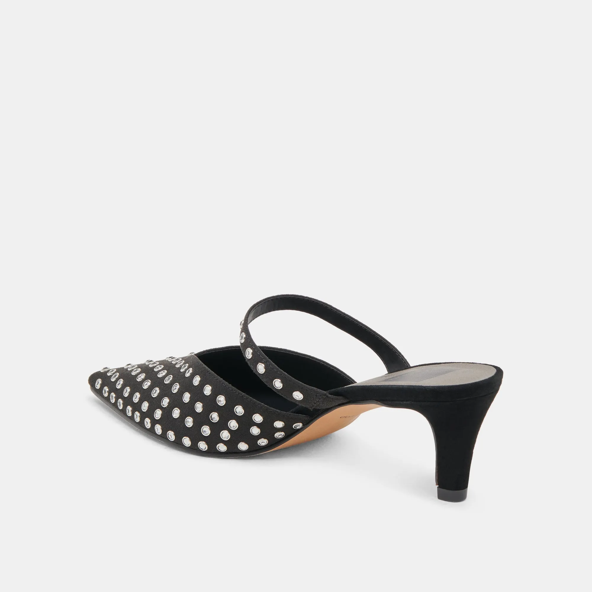 KANIKA MID CRYSTAL STUD HEELS BLACK CRYSTAL sold by Dolce Vita product image thumbnail 5