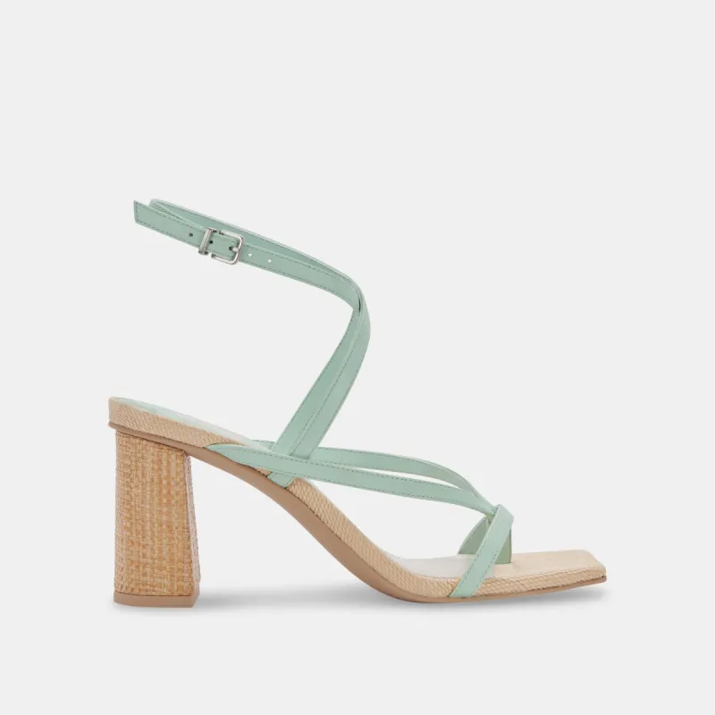 PAROO HEELS MINT LEATHER - re:vita sold by Dolce Vita