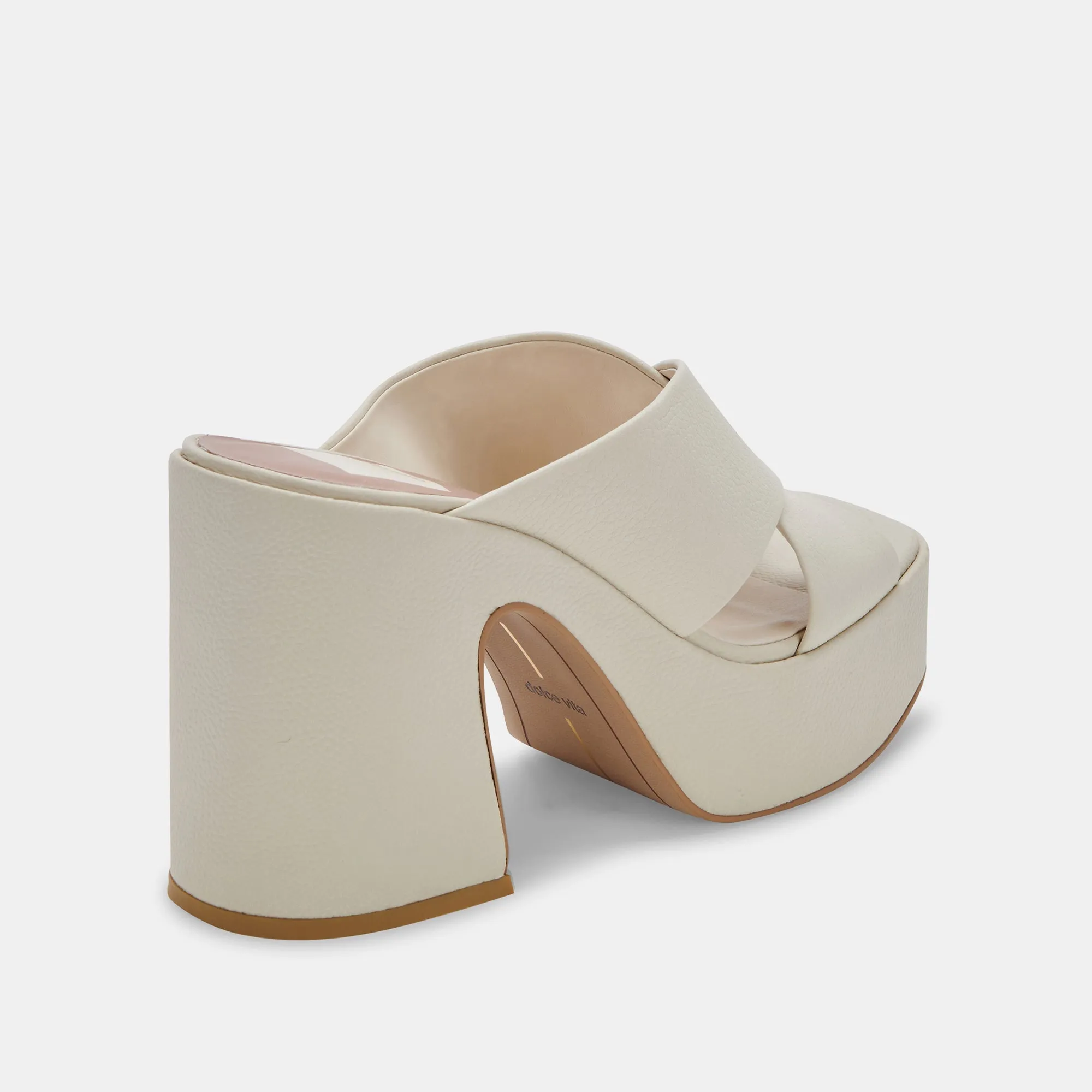 WONDER HEELS IVORY LEATHER - re:vita sold by Dolce Vita product image thumbnail 5
