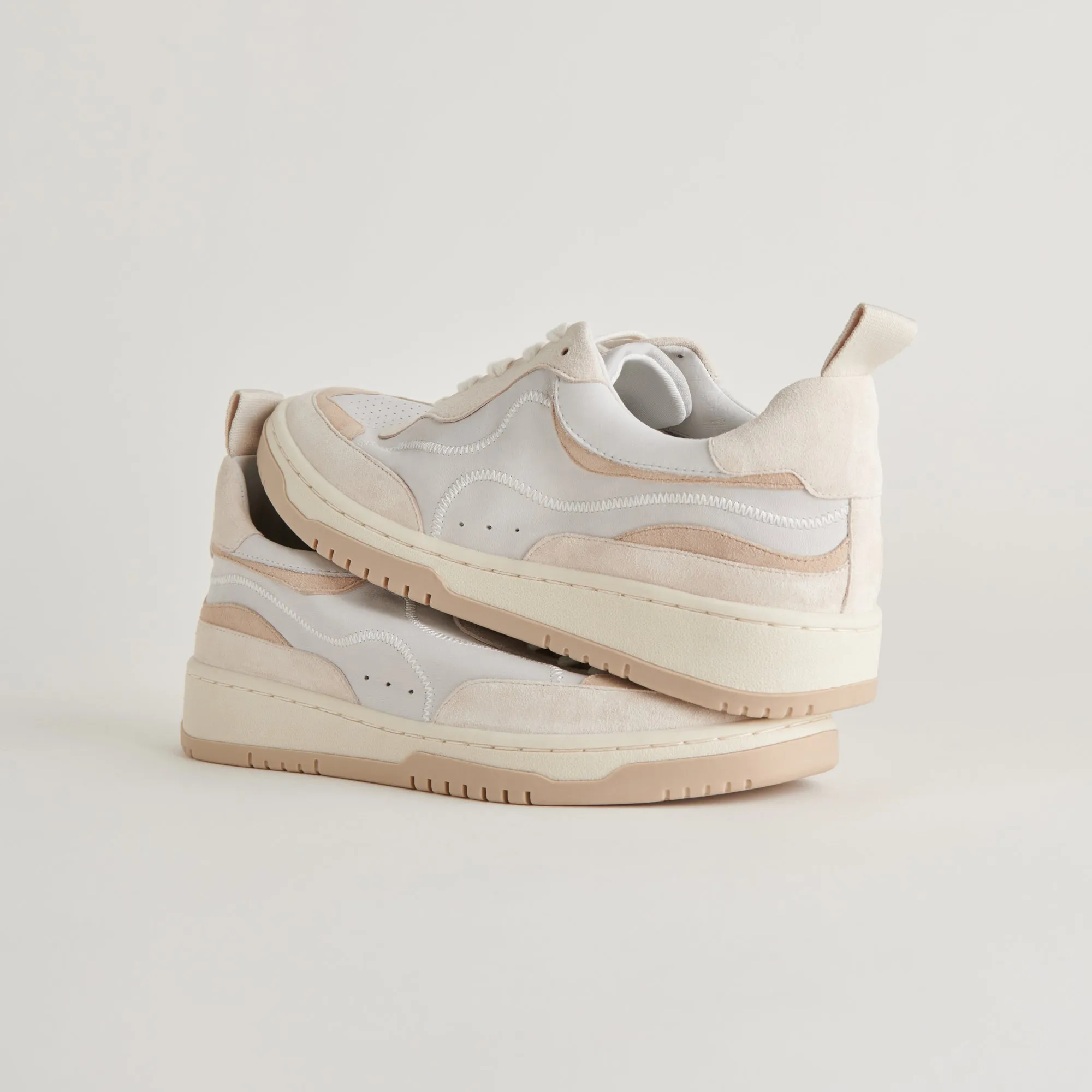 ADELLA SNEAKERS WHITE DUNE LEATHER - re:vita sold by Dolce Vita product image thumbnail 3