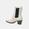 SHADIE H2O BOOTIES IVORY CRINKLE PATENT sold by Dolce Vita